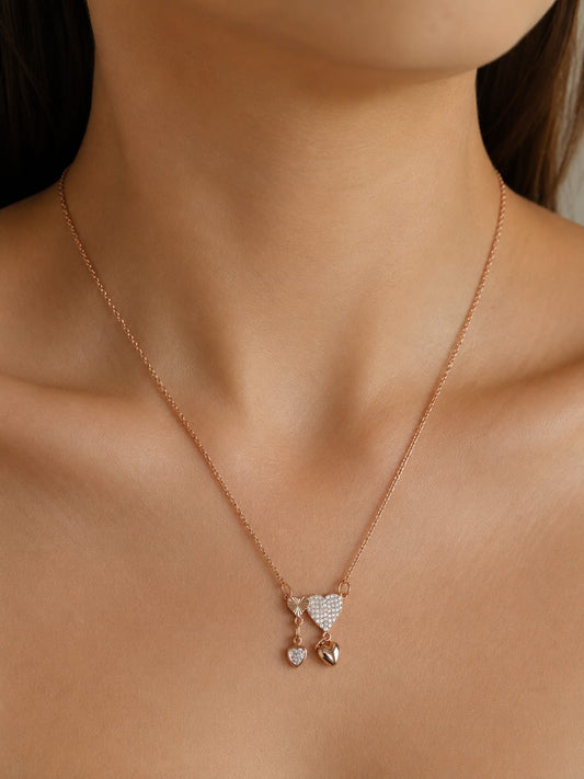 Aishya Rose Gold Necklace