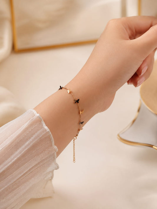 Rehana Beautiful Butterfly Charm Bracelet