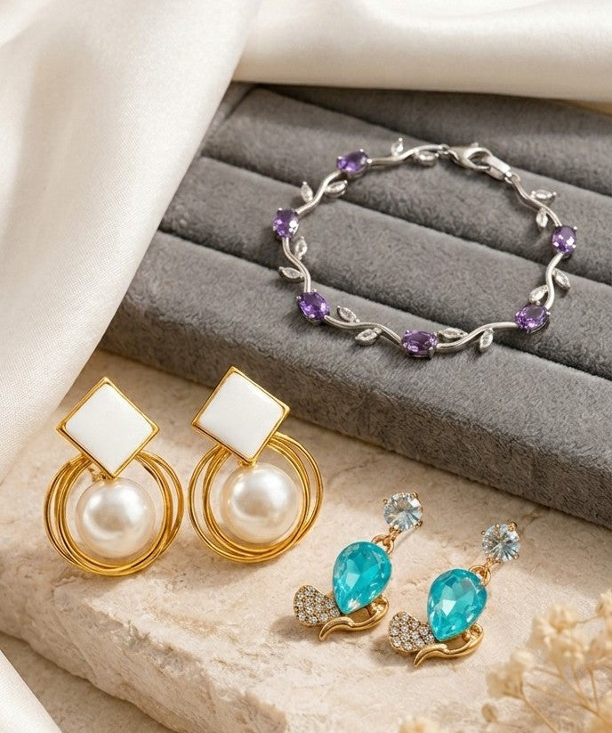 Royal Blossom Jewelry Combo